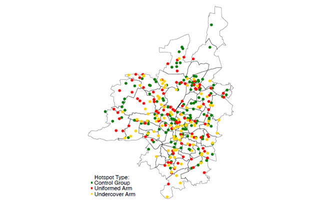 Hotspots and experimental assignment in the city of Hyderabad