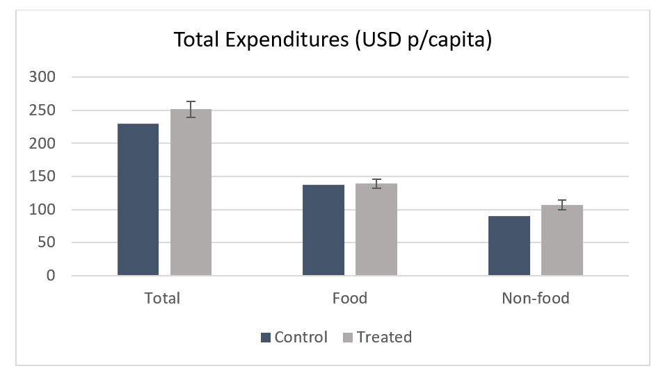 Impact of warrantage on aggregate expenditures