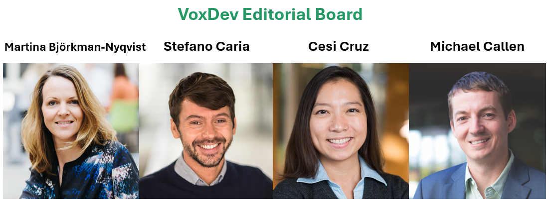 VoxDev Editorial Board