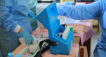 Medical experts in Indonesia prepare vaccines